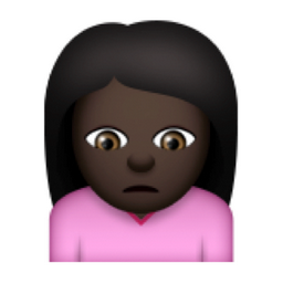 Black Person Frowning