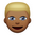 Deeper Brown Person with Blond Hair apple