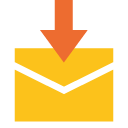 Envelope with Downwards Arrow Above