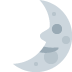 First Quarter Moon with Face