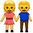Man and Woman Holding Hands apple