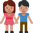Man and Woman Holding Hands twitter