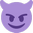 Smiling Face with Horns twitter