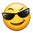 Smiling Face with Sunglasses samsung